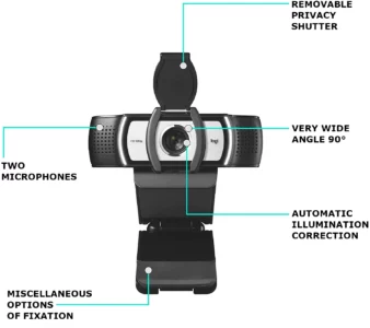 Logitech C930e Business Webcam features