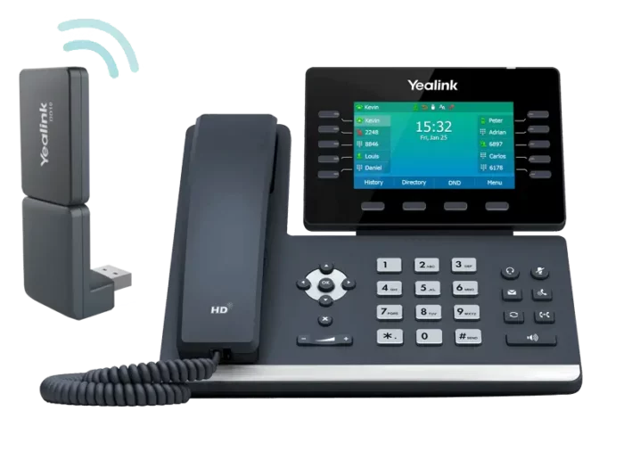 Yealink T54W + DD10K DECT Desk Phone
